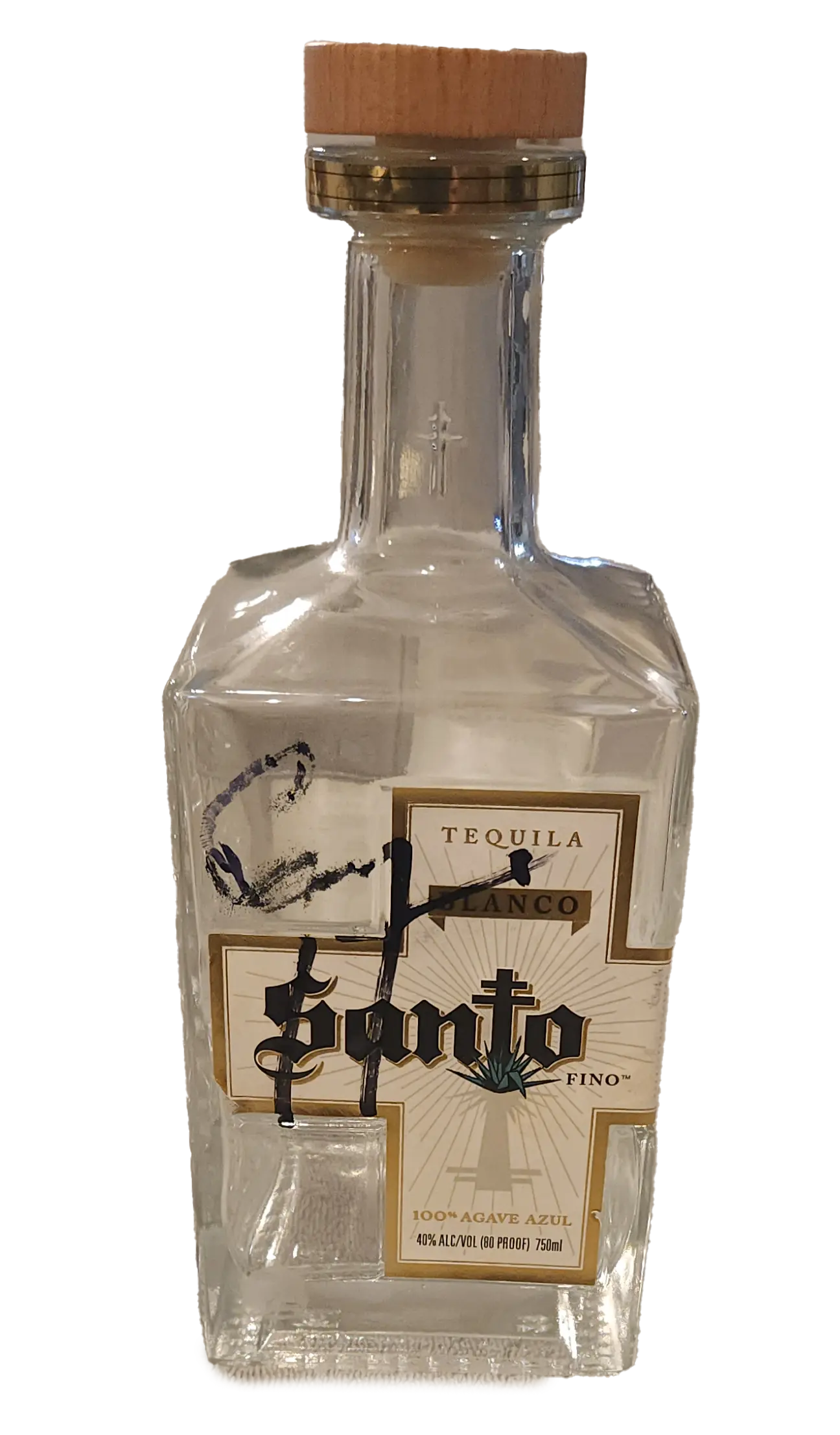 Santo Bottle Signed