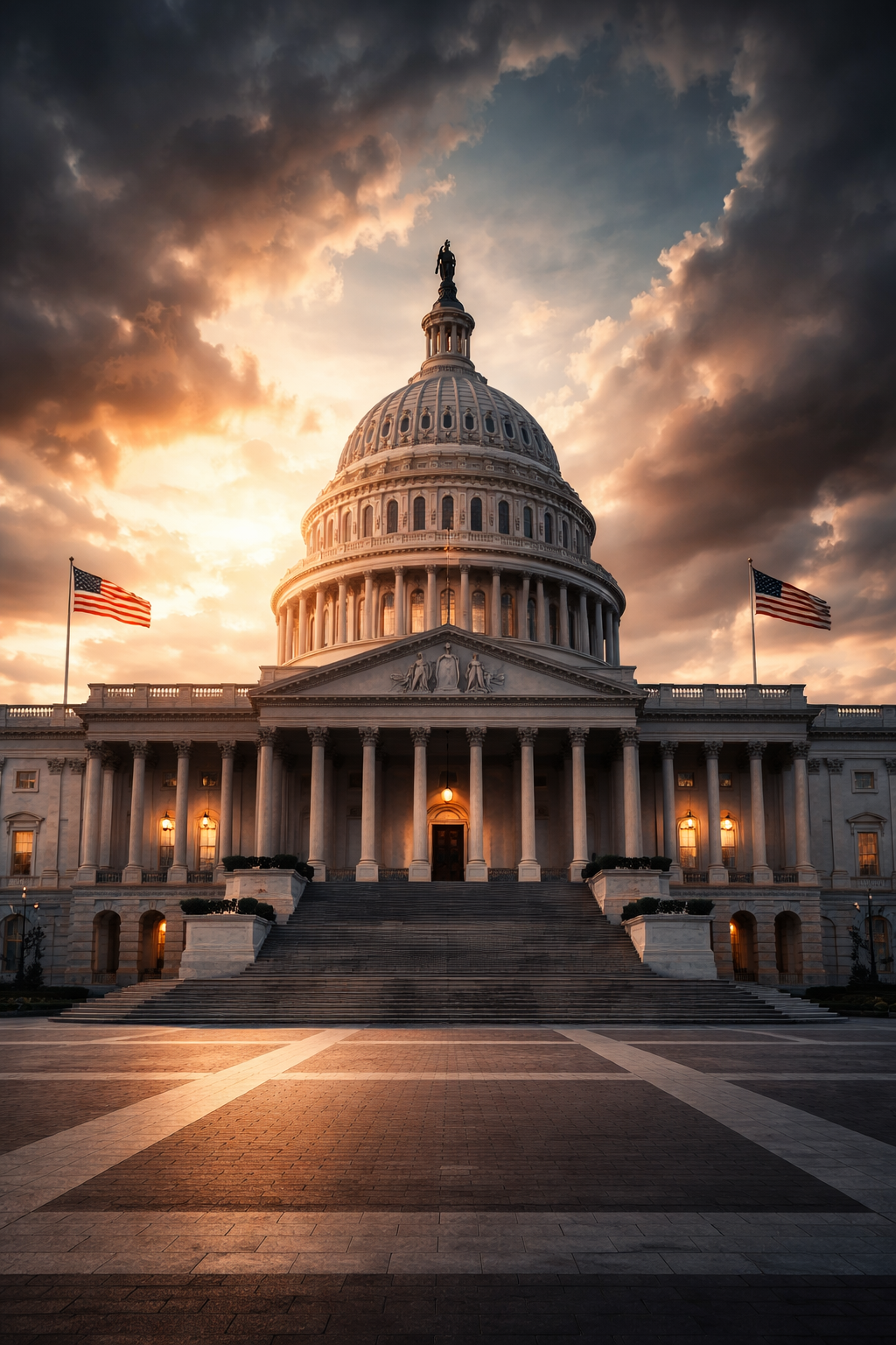 United States Capitol building representing the No Tax on Tips law and its impact on the food and beverage community